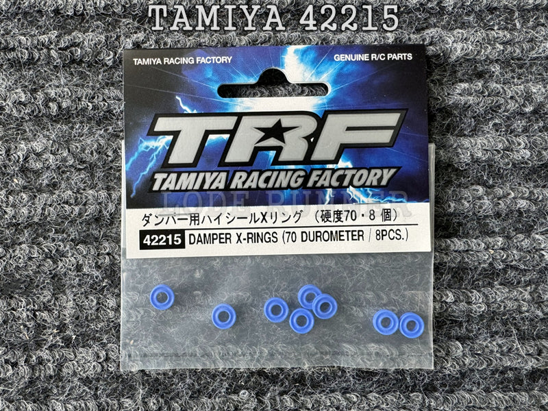 Tamiya 42215 - DAMPER X-RINGS (70 DUROMETER / 8PCS.)