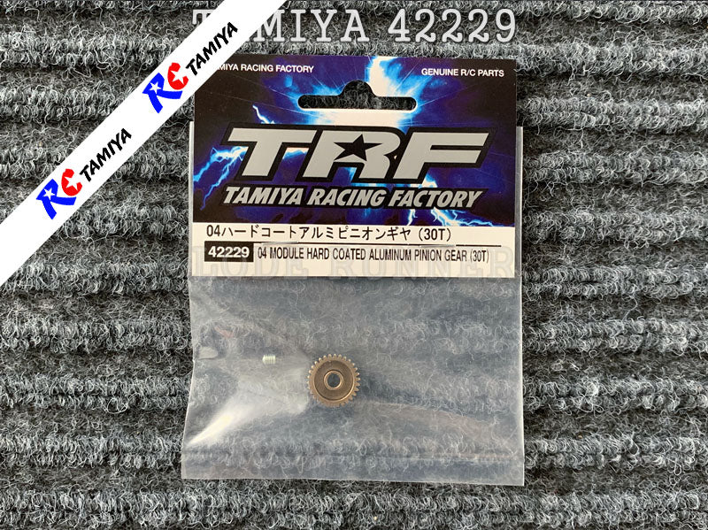Tamiya 42229 - 04 Module Hard Coated Aluminium Pinion Gear (30T)