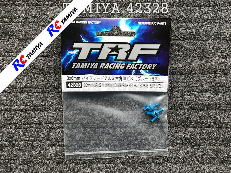 Tamiya 42328 - Aluminium Countersunk Hex Head Screw (3x6mm)