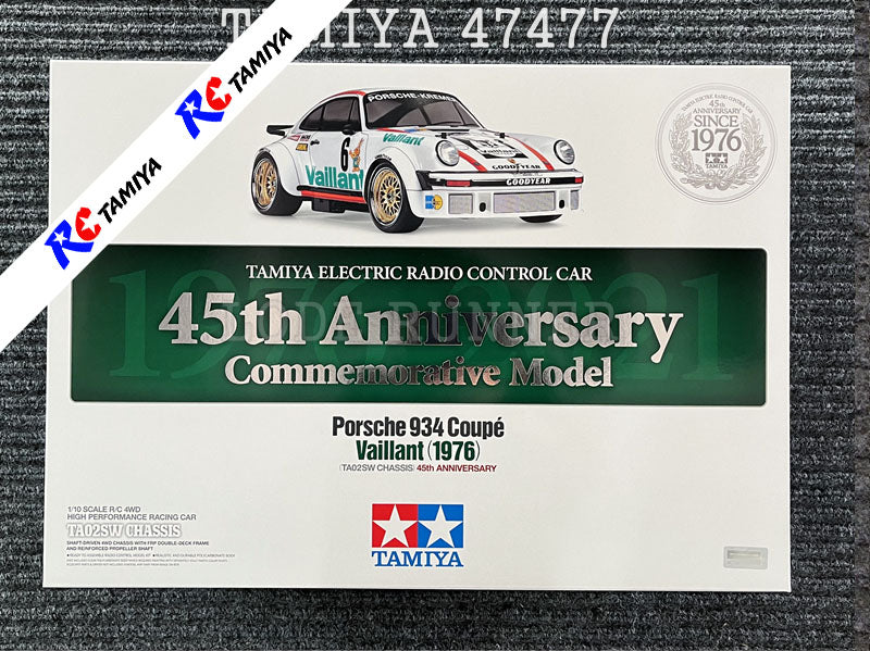 Tamiya 47477 - Porsche 934 Coupe Vaillant (1976)