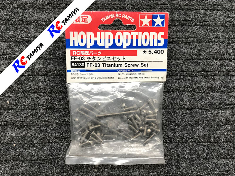 Tamiya 84130 - FF03 Titanium Screw Set