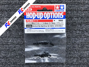 Tamiya 84396 - Aluminium Hex Head Screw Set (3x8mm, 3x10mm)
